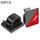 HG2392 50 PCS Desktop Data Cable Cable Organizer Clip di fissaggio, Gum Tipo: 3m (nero) HG2392 50 PCS Desktop Data Cable Cable Organizer Clip di fissaggio, Gum Tipo: 3m (nero)