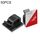 HG2392 50 PCS Desktop Data Cable Cable Organizer Fixing Clip, Gum Tipo: Acrilico (nero) HG2392 50 PCS Desktop Data Cable Cable Organizer Fixing Clip, Gum Tipo: Acrilico (nero)