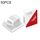 HG2392 50 PCS Desktop Data Cable Cable Organizer Fixing Clip, Gum Tipo: Acrilico (bianco) HG2392 50 PCS Desktop Data Cable Cable Organizer Fixing Clip, Gum Tipo: Acrilico (bianco)