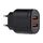 Caricabatterie da viaggio con doppia porta USB LZ-022 5V 2.4A, spina europea (nero) Caricabatterie da viaggio con doppia porta USB LZ-022 5V 2.4A, spina europea (nero)