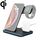 Caricabatterie wireless magnetico verticale Z5 QI per telefoni cellulari e Apple Watch e AirPods / Xiaomi Redmi AirDots, con luce ad anello tattile (nero) Caricabatterie wireless magnetico verticale Z5 QI per telefoni cellulari e Apple Watch e AirPods / Xiaomi Redmi AirDots, con luce ad anello tattile (nero)