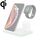Caricabatterie wireless magnetico verticale Z5 QI per telefoni cellulari e Apple Watch e AirPods / Xiaomi Redmi AirDots, con luce ad anello tattile (bianco) Caricabatterie wireless magnetico verticale Z5 QI per telefoni cellulari e Apple Watch e AirPods / Xiaomi Redmi AirDots, con luce ad anello tattile (bianco)