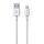 WK WDC-117 3A Cavo di ricarica rapida a 8 pin, lunghezza: 1,2 m (bianco)