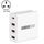 WLX-A6 Adattatore di alimentazione per caricabatterie da viaggio USB a ricarica rapida a 4 porte, spina UK WLX-A6 Adattatore di alimentazione per caricabatterie da viaggio USB a ricarica rapida a 4 porte, spina UK
