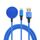 Per iPhone / Apple Watch 2 in 1 8 pin + base di ricarica magnetica Cavo di ricarica multifunzione, lunghezza: 1 m (blu) Per iPhone / Apple Watch 2 in 1 8 pin + base di ricarica magnetica Cavo di ricarica multifunzione, lunghezza: 1 m (blu)