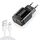 LZ-023 Caricabatterie da viaggio portatile USB QC 3.0 da 18 W + cavo dati da 3A USB a 8 pin, spina europea (nero) LZ-023 Caricabatterie da viaggio portatile USB QC 3.0 da 18 W + cavo dati da 3A USB a 8 pin, spina europea (nero)