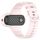 For Insta 360 Go 3 / Go 3S / Go 2 Solid Color Silicone Watch Band(Light Pink)