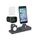 Supporto di ricarica per telefono cellulare per iPhone / Apple Watch / AirPods (nero) Supporto di ricarica per telefono cellulare per iPhone / Apple Watch / AirPods (nero)