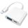 8 pin a USB2.0 + interfaccia a 8 pin OTG Sdapter, supporto sistema IOS 13 (aggiornamento) 8 pin a USB2.0 + interfaccia a 8 pin OTG Sdapter, supporto sistema IOS 13 (aggiornamento)