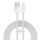 BASEUS CALD000502 Dynamic Series 2.4a USB a 8 Pin Cavo di ricarica veloce Cavo di ricarica rapido, lunghezza del cavo: 2m (bianco) BASEUS CALD000502 Dynamic Series 2.4a USB a 8 Pin Cavo di ricarica veloce Cavo di ricarica rapido, lunghezza del cavo: 2m (bianco)