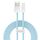 BASEUS CALD000503 Dynamic Series 2.4A USB a 8 PIN Cavo dati di ricarica veloce, lunghezza del cavo: 2m (blu) BASEUS CALD000503 Dynamic Series 2.4A USB a 8 PIN Cavo dati di ricarica veloce, lunghezza del cavo: 2m (blu)