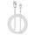 Cavo di ricarica USB da 8 pin 5A Bellezza, lunghezza del cavo: 1 m (bianco) Cavo di ricarica USB da 8 pin 5A Bellezza, lunghezza del cavo: 1 m (bianco)