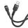hoco U110 Cavo dati di ricarica da USB a 8 pin da 2,4 A, lunghezza: 1,2 m (nero) hoco U110 Cavo dati di ricarica da USB a 8 pin da 2,4 A, lunghezza: 1,2 m (nero)