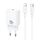 Caricabatterie REMAX RP-U5 Extreme 2 Series 20W PD + Set di cavi dati di ricarica rapida da USB-C / da tipo C a 8 pin da 1 m, Specifica: Spina UE (bianco) Caricabatterie REMAX RP-U5 Extreme 2 Series 20W PD + Set di cavi dati di ricarica rapida da USB-C / da tipo C a 8 pin da 1 m, Specifica: Spina UE (bianco)