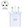 Caricabatterie da viaggio con doppia porta USB serie TOTU Joe, tipo di spina: spina britannica (bianco) Caricabatterie da viaggio con doppia porta USB serie TOTU Joe, tipo di spina: spina britannica (bianco)