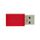 Connettore di ricarica per blocco dati USB GEM02 (rosso)