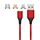 M11 3 in 1 5A USB a 8 Pin + Micro USB + USB-C / Type-C Nylon Cavo dati magnetico intrecciato, lunghezza del cavo: 1m (rosso) M11 3 in 1 5A USB a 8 Pin + Micro USB + USB-C / Type-C Nylon Cavo dati magnetico intrecciato, lunghezza del cavo: 1m (rosso)