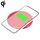 Caricabatterie wireless in metallo rotondo con motivo a plaid 10W Qi (rosso) Caricabatterie wireless in metallo rotondo con motivo a plaid 10W Qi (rosso)