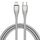 ADC-009 USB-C / Type-C a 8 Pin Tubo in lega di zinco Cavo di ricarica rapido Cavo dati, lunghezza del cavo: 1m (argento) ADC-009 USB-C / Type-C a 8 Pin Tubo in lega di zinco Cavo di ricarica rapido Cavo dati, lunghezza del cavo: 1m (argento)
