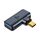 Adattatore di ricarica per piegatura laterale magnetica da USB femmina a USB-C/tipo-C maschio da 10 Gbps (grigio) Adattatore di ricarica per piegatura laterale magnetica da USB femmina a USB-C/tipo-C maschio da 10 Gbps (grigio)
