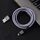 IVON CA89 2.1A USB a 8 PIN Braid Cavo di pagamento veloce Cavo dati, lunghezza del cavo: 1m (grigio) IVON CA89 2.1A USB a 8 PIN Braid Cavo di pagamento veloce Cavo dati, lunghezza del cavo: 1m (grigio)