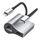 NK-1054Pro 2 in 1 8 Pin + USB-C / Type-C Maschio a 8 Pin Carica + Adattatore femmina Ethernet NK-1054Pro 2 in 1 8 Pin + USB-C / Type-C Maschio a 8 Pin Carica + Adattatore femmina Ethernet