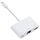 NK-107 3 in 1 8 Pin maschio a USB + 1000m Ethernet + 8 pin Adattatore di alimentazione NK-107 3 in 1 8 Pin maschio a USB + 1000m Ethernet + 8 pin Adattatore di alimentazione