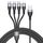 4 in 1 66W 6A USB a 8 PIN + MICRO USB + DUAL USB-C / TYPE-C Cavo di ricarica rapido Cavo di ricarica rapido, lunghezza del cavo: 2m (grigio) 4 in 1 66W 6A USB a 8 PIN + MICRO USB + DUAL USB-C / TYPE-C Cavo di ricarica rapido Cavo di ricarica rapido, lunghezza del cavo: 2m (grigio)