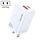 WK WP-U140 33 W Power Series USB + USB-C/Type-C Caricabatterie rapido, Specifiche: Spina USA (bianca) WK WP-U140 33 W Power Series USB + USB-C/Type-C Caricabatterie rapido, Specifiche: Spina USA (bianca)