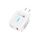 PD03 20W Type-C + QC3.0 Caricabatterie USB con indicatore luminoso, spina USB (bianco) PD03 20W Type-C + QC3.0 Caricabatterie USB con indicatore luminoso, spina USB (bianco)