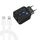 Caricabatterie USB PD03 20W PD3.0 + QC3.0 con cavo dati tipo-c a 8 pin, spina UE (nero) Caricabatterie USB PD03 20W PD3.0 + QC3.0 con cavo dati tipo-c a 8 pin, spina UE (nero)