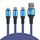 Enkay ENK-CB121 1,5m 3 in 1 USB 3.0 a Type-C / 8 pin / micro USB 5A Cavo di ricarica rapida (blu) Enkay ENK-CB121 1,5m 3 in 1 USB 3.0 a Type-C / 8 pin / micro USB 5A Cavo di ricarica rapida (blu)