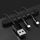 5 pezzi 6 fori Bear Silicone Desktop Cable Desktop Cable Organizzazione e dispositivo di fissaggio (nero) 5 pezzi 6 fori Bear Silicone Desktop Cable Desktop Cable Organizzazione e dispositivo di fissaggio (nero)