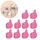 10 PCS Handy Holder Cable Cable Organizer Clip per la praticità della famiglia (rosa) 10 PCS Handy Holder Cable Cable Organizer Clip per la praticità della famiglia (rosa)