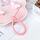 20 PCS Silicone Data Cable Storage Strap Strap Cable Organizer (rosa)