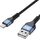 QGeeM MF01 Cavo dati di ricarica rapida da USB-A a 8 pin per telefono, lunghezza: 1 m