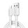 USAMS US-SJ606 U84 Cavo dati di ricarica da USB a 8 pin da 2,4 A, lunghezza cavo: 3 m (bianco) USAMS US-SJ606 U84 Cavo dati di ricarica da USB a 8 pin da 2,4 A, lunghezza cavo: 3 m (bianco)