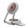 Caricabatterie wireless magnetico trasparente N21 15W 3 in 1 (bianco)