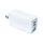 Caricabatterie a ricarica rapida Dual PD USB-C / Type-C + USB a 3 porte da 65 W, spina: spina americana (bianca) Caricabatterie a ricarica rapida Dual PD USB-C / Type-C + USB a 3 porte da 65 W, spina: spina americana (bianca)