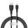 Baseus Pudding Series 2.4A Cavo dati di ricarica rapida da USB a 8 pin, lunghezza: 1,2 m (nero) Baseus Pudding Series 2.4A Cavo dati di ricarica rapida da USB a 8 pin, lunghezza: 1,2 m (nero)