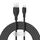 Baseus Pudding Series 2.4A USB a 8 pin cavo dati di ricarica rapida, lunghezza: 2 m (nero)