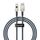 Cavo dati Baseus Unbreakable Series 2.4A USB a 8 pin per ricarica rapida, lunghezza: 1 m (bianco)