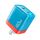 WK WP-U09 Caricabatterie rapido nitruro con doppia interfaccia USB-C/tipo-C da 40 W (blu) WK WP-U09 Caricabatterie rapido nitruro con doppia interfaccia USB-C/tipo-C da 40 W (blu)