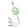 WK WDC-05 66W 3 in 1 USB a 8 pin + Micro USB + USB-C / Type-C Cavo dati retrattile per ricarica rapida, lunghezza: 1,2 m (verde) WK WDC-05 66W 3 in 1 USB a 8 pin + Micro USB + USB-C / Type-C Cavo dati retrattile per ricarica rapida, lunghezza: 1,2 m (verde)