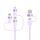 USAMS US-SJ646 U85 2 m PD100W 6 in 1 cavo di ricarica rapida multifunzionale in lega (viola) USAMS US-SJ646 U85 2 m PD100W 6 in 1 cavo di ricarica rapida multifunzionale in lega (viola)