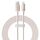 Cavo dati di ricarica rapida Baseus da USB a 8 pin, lunghezza cavo: 2 m (rosa) Cavo dati di ricarica rapida Baseus da USB a 8 pin, lunghezza cavo: 2 m (rosa)