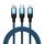Nillkin Swift Pro 1 m 3 in 1 USB a 8 pin + tipo C + cavo di ricarica rapida micro USB (blu) Nillkin Swift Pro 1 m 3 in 1 USB a 8 pin + tipo C + cavo di ricarica rapida micro USB (blu)