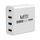 Caricatore a ricarica rapida multiporta USB Ma-Ant da 60 W USB-C/Type-C+3, spina: spina americana (bianca) Caricatore a ricarica rapida multiporta USB Ma-Ant da 60 W USB-C/Type-C+3, spina: spina americana (bianca)