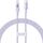 Baseus CB000093 Cavo dati di ricarica rapida USB-C/Type-C a 8 pin serie CD PD20W, lunghezza: 2 m (viola) Baseus CB000093 Cavo dati di ricarica rapida USB-C/Type-C a 8 pin serie CD PD20W, lunghezza: 2 m (viola)