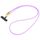 Cavo dati in silicone da tipo C a 8 pin per telefono, cordino a tracolla anti-smarrimento, lunghezza: 1,2 m (viola) Cavo dati in silicone da tipo C a 8 pin per telefono, cordino a tracolla anti-smarrimento, lunghezza: 1,2 m (viola)